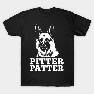 German Shepherd Pitter Patter Cute Gift T-Shirt